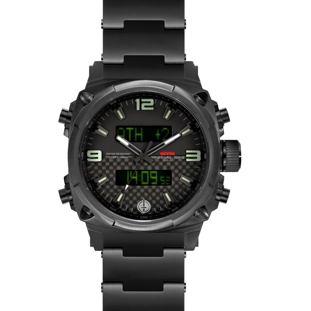 MTM Special Ops Watch Air Stryk II Black Titanium